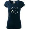 Súhvezdie - Leo - Lev - Dámske tričko Pure - 2XL ( Tmavomodrá (veľmi tmavá - skoro čierna) )