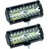 PRACOVNÁ LAMPA 40 LED PANEL 120W CREE 12V 24V KOMBO