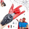 Rękawica z wyrzutnią sieci Spiderman elektrická s väčším dosahom - darček