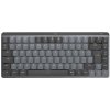 Logitech® MX Mechanical Mini Minimalist Wireless Illuminated Keyboard - GRAPHITE - US INT'L - 2.4GHZ/BT - TACTILE