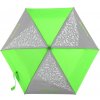 Detský skladací dáždnik Step by Step s reflexnými obrázkami, Neon Green - STEP BY STEP 124891