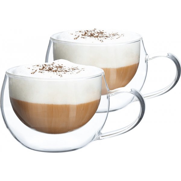 Pohár Kondela Termo poháre set šálka na cappuccino HOTCOOL TYP 1 2 x 280 ml