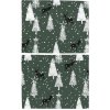 Butter Kings Vianočné látkové prestieranie Deer in the Forest 2 ks 35x45 cm