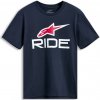 ALPINESTARS tričko RIDE 4.0 CSF modrá/biela/červená - XL
