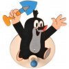 Dodo dřevěná nábytková úchytka Krteček s lopatkou