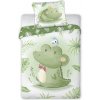 Detské bavlnené obliečky KROKO 100x135cm Detské bavlnené obliečky KROKO 100x135cm - 100x135 cm - 1x vankúš 1x prikrývka - zips