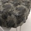 Biante Zamatový oválny obrus Tamara TMR-052 Zebrovaný vzor 100x160 cm