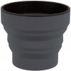 Lifeventure Skladací silikónový hrnček Ellipse Flexi Mug grafit 350 ml
