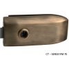 CT - 6000 Kovanie na sklenené dvere kovanie s BB otvorom, CT - SER001FC-7E Bronz matný