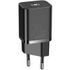 Nabíjačka do siete Baseus Super Si Quick Charger, 20W + USB-C/Lightning kábel 1m (TZCCSUP-B01) čierna