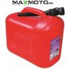 HICO Kanister na palivo BORG - 5/ 10/ 20L, červený/ čierny, plastový BALENIE: 20L - červený