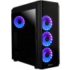CHIEFTEC skříň SCORPION 3, ATX, 1x USB-C 3.2, 2x USB 3.1, 4x 120mm ARGB Fan, ARGB Hub, černá GL-03B-UC-OP Chieftec