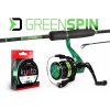 Prívlačový set Delphin GreenSPIN 240cm/30g + 3T + 0,234mm