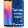 Picasee silikónový prehľadný obal pre Xiaomi Redmi 8A - Kazma - SVĚT PATŘÍ TĚM, CO SE NEPOSEROU