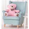 Dear Bear Plyšový medveď Amigo 90 cm - ružový Farba: Ružová, Veľkosť: 90 cm