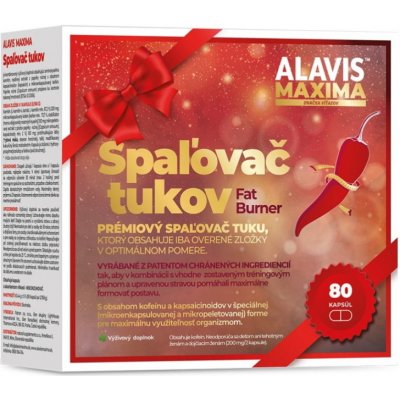 ALAVIS Maxima spaľovač tukov Vianočné balenie 80 kapsúl
