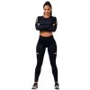 Nebbia honey bunny crop top 821 čierna