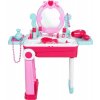 BABY MIX Detský toaletný stolík v kufríku 2v1 60x53x25 ružová