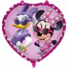 Procos Fóliový balónik srdce Minnie Junior 46 cm