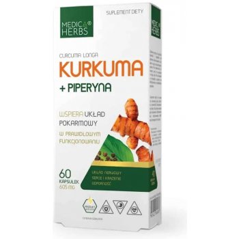 Medica herbs kurkuma + piperín 60 kapsúl od 9,9 € - Heureka.sk