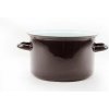 Hrniec BELIS/SFINX Smaltovaný hrniec STANDARD hnedý 18 cm, 2,6l (21418-07900005)