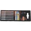 List lupeň. súprava 130mm 302-6X4P BAHCO