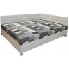 New design Posteľ 140x200 ELITE P 202 matrac látka 110/korpus + čelo eco 202 - matrac BONO D4 čalúnené 145 cm x 80 cm x 205 cm