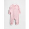 GAP Baby overal s logom Ružová 12-18M Ružová Ružová