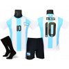 MESSI futbalový dres tričko šortky + štulpne ARGENTÍNA veľkosť 128