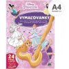 Vymaľovanky A4+/ Princezné - Disney