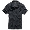 Čierno/modrá pánska košeľa Brandit Roadstar Shirt M