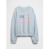 GAP Detská mikina oversize Modrá M