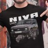 Tričko s potlačou LADA NIVA Pánsky Čierna XL