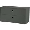 String Komoda String Chest With Drawers 78 x 30, dark grey