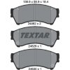 TEXTAR Sada brzdových platničiek kotúčovej brzdy 2458202