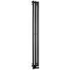 Sapho PILON vykurovacie teleso 196x1800mm, so 3 háčikmi, čierna mat IZ128T