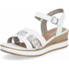 Dámske sandále REMONTE D6461-80 biela S4 43