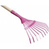 NoheGarden ploché s 11 pruty dětské kovový fialové 25cm 75cm