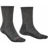 Bridgedale turistické ponožky Hike Midweight Merino Comfort Boot Charcoal