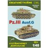 Papierový model - Tank Pz.III Ausf.G