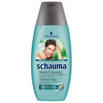 Schauma Men šampón na normálne až rýchlo sa mastiace vlasy s výťažkami z  mäty 250 ml od 2,15 € - Heureka.sk