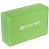 Jóga kocka MASTER Yoga Block 23 x 15 x 7,5 cm - zelená