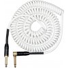 Cascha Advanced Line Guitar Cable Curly White 6m