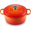 Le Creuset - Liatinový hrniec okrúhly s pokrievkou 24 cm/4,2l oranžový