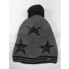 LITTLE ANGEL Čiapka pletená HVIEZDY Outlast šedá