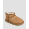 UGG detské semišové snehule Classic Ultra Mini hnedá