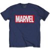 Marvel tričko Marvel Box Logo modré