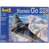 Revell Horten Go-229 Model Set lietadlo 1:72, 70 dielov (Revell Horten Go-229 1:72, 10,5x23,2cm, Model No.: 04312)