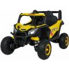 JOKO Elektrické Autíčko Buggy Madman UTV-MX 4x4, penové kolesá, kožené sedadlo, žlté