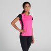 RECORD II SHORT SLEEVE T-SHIRT FLUOR PINK BLACK L